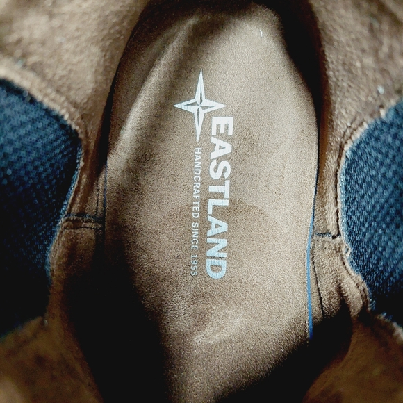 New Eastland Men's Cyrus Black Faux Leather Chelsea Boots M686 - Picture 9 of 11